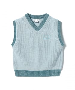 ○TTT_MSW / Lame Knit Vest