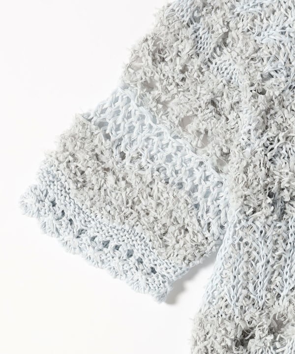 Ray BEAMS（レイ ビームス）boussole / Crochet Short Sleeve Knit