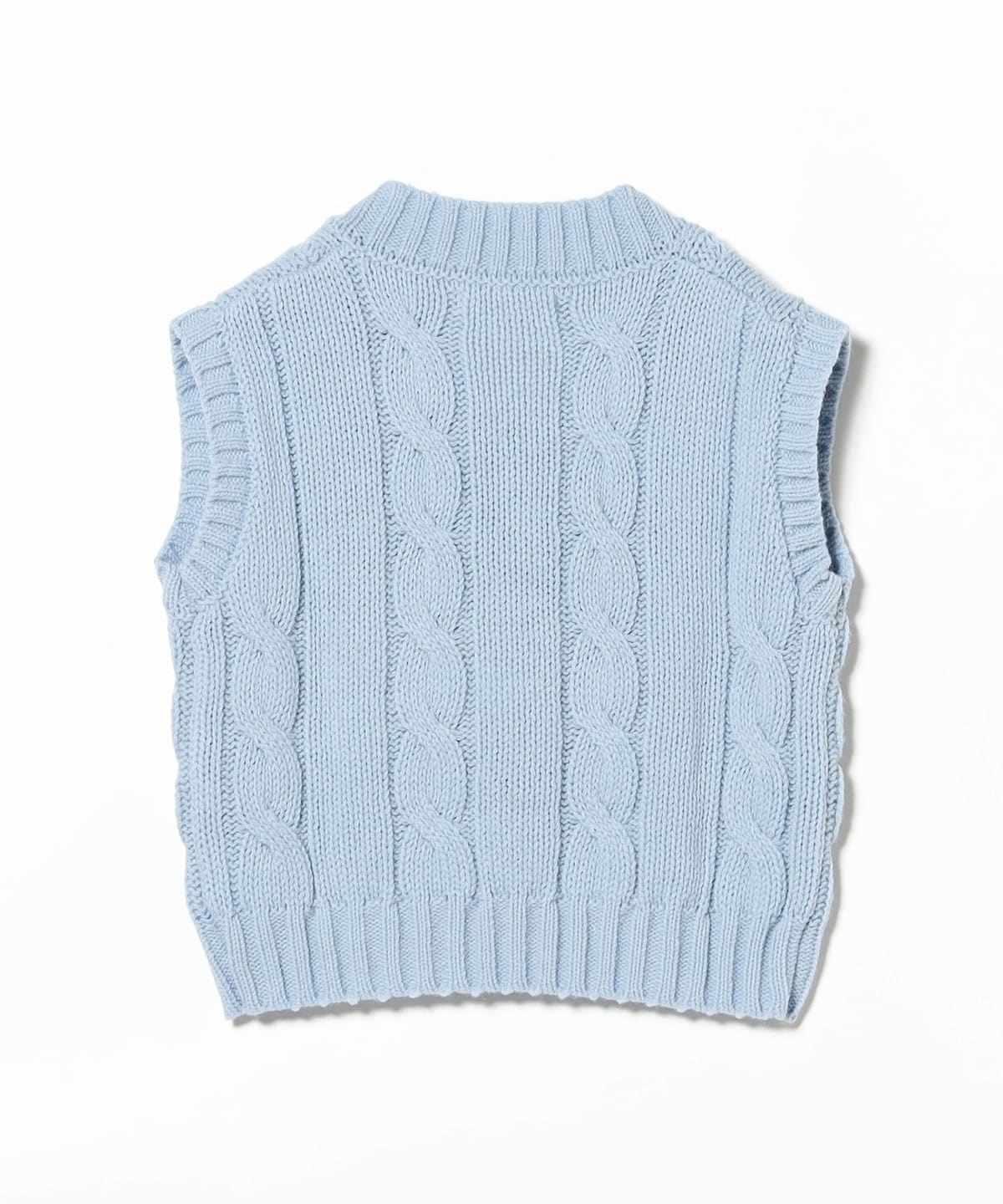 Ray BEAMS（レイ ビームス）YUHAN WANG / hand intarsia kitty vest