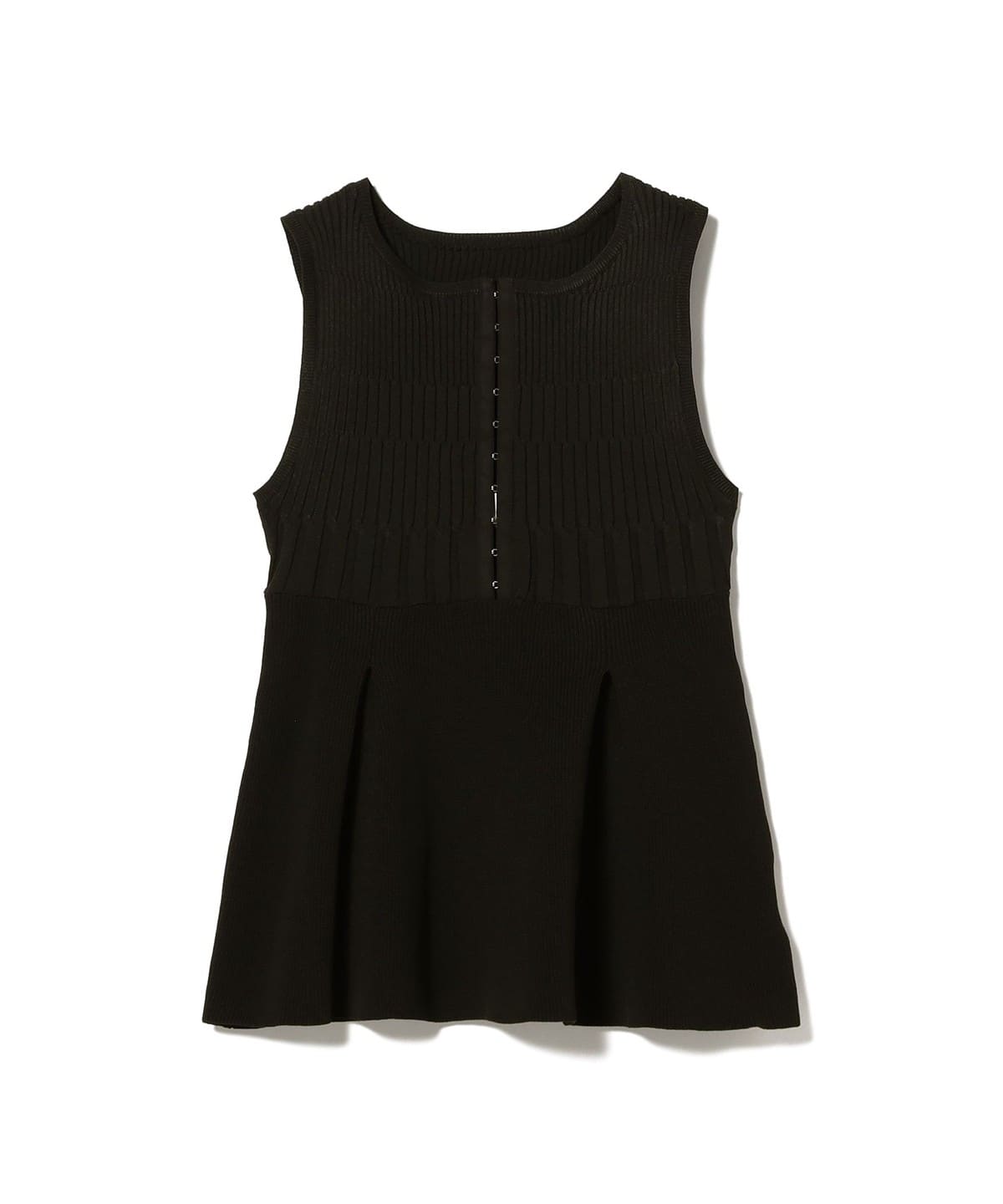 RBS アールビーエス / リブ キリカエ ベスト トップス WOMEN BLACK ONE SIZE RBS アールビーエス / リブ キリカエ ベスト トップス WOMEN BLACK ONE SIZE