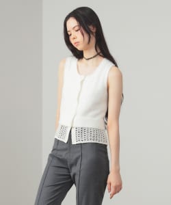 シャギー メッシュ ベスト