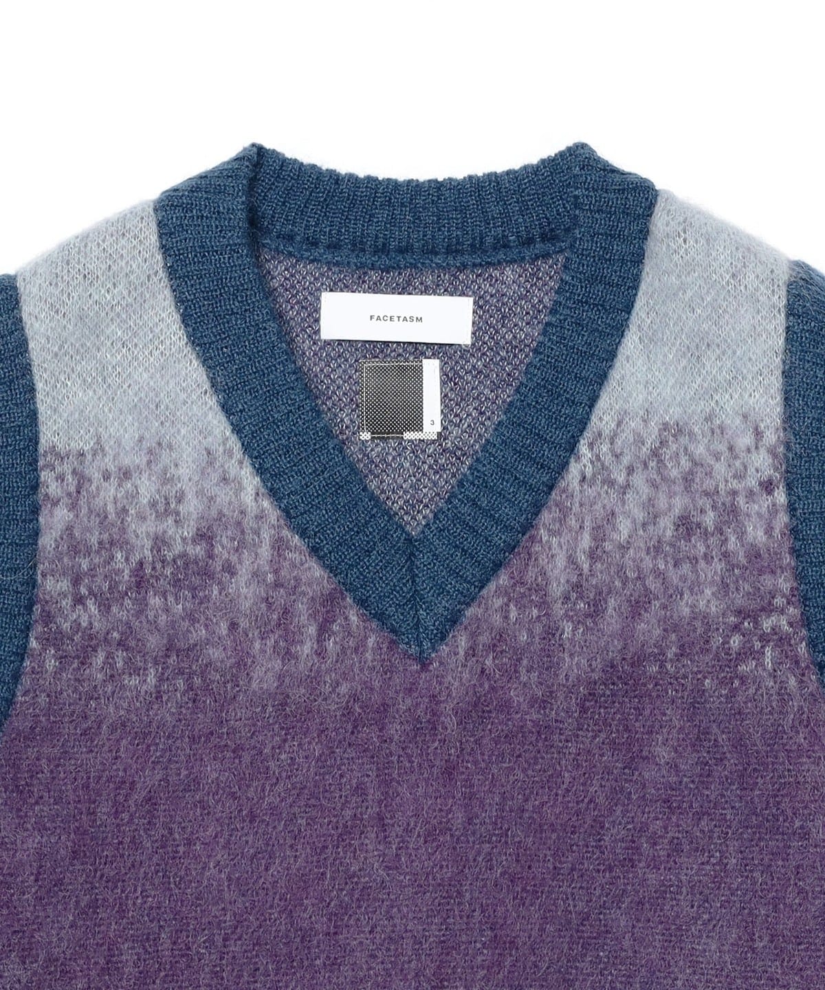 imase さん着用　 即日発送　FACETASM ニットベスト Ray BEAMS（レイ ビームス）FACETASM / GRADIENT KNIT VEST（トップス