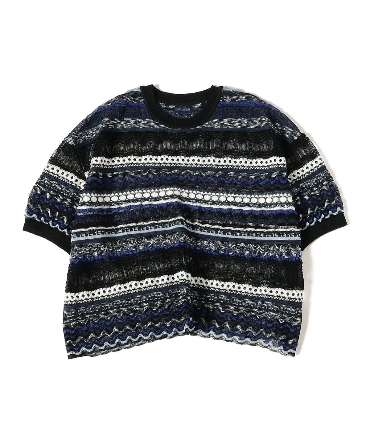 ＊Ray beamsトップス＊ Ray BEAMS（レイ ビームス）boussole / Mixed Lace Short Sleeve Tops
