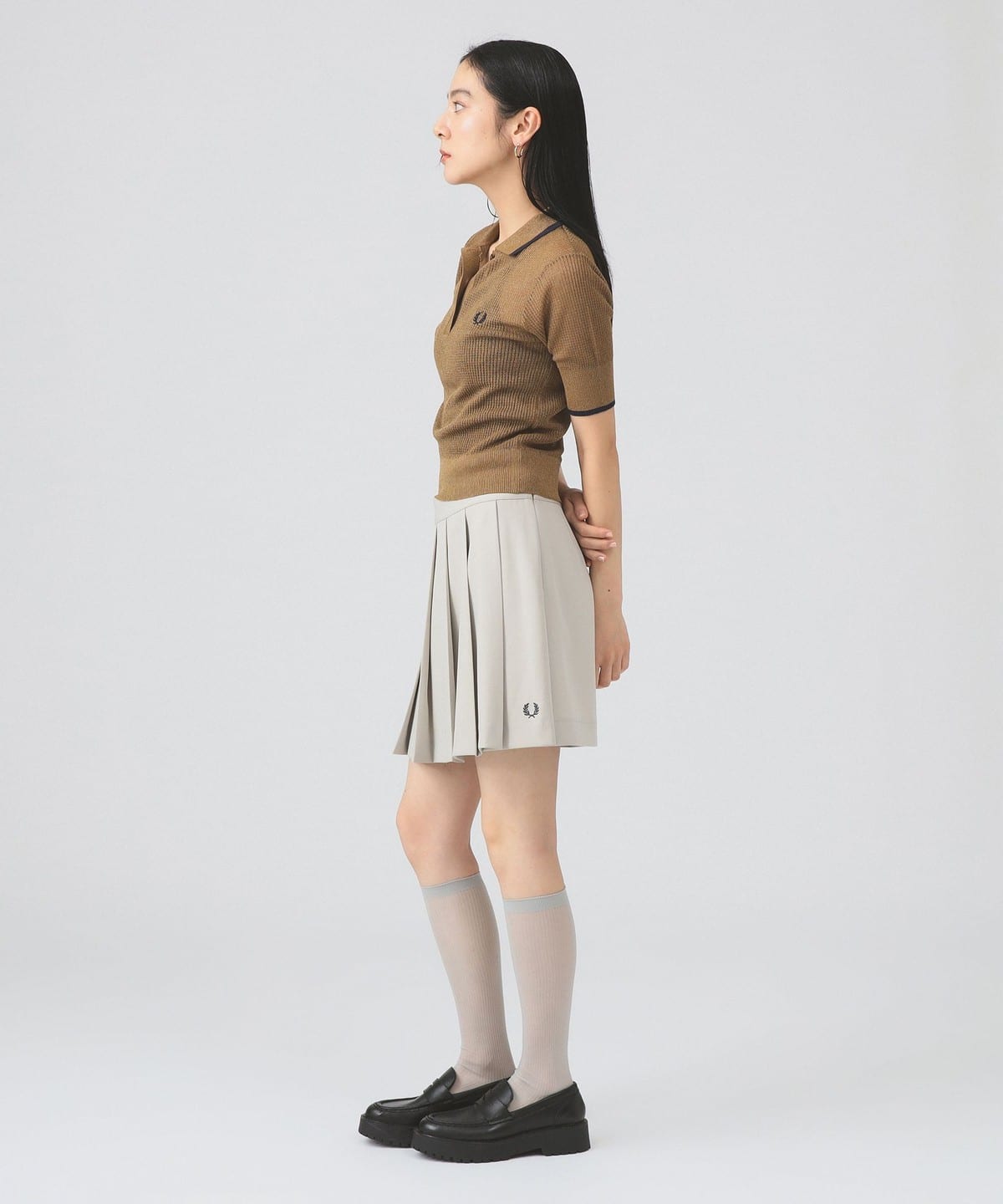 Ray BEAMS（レイ ビームス）【別注】FRED PERRY / リブ ニット