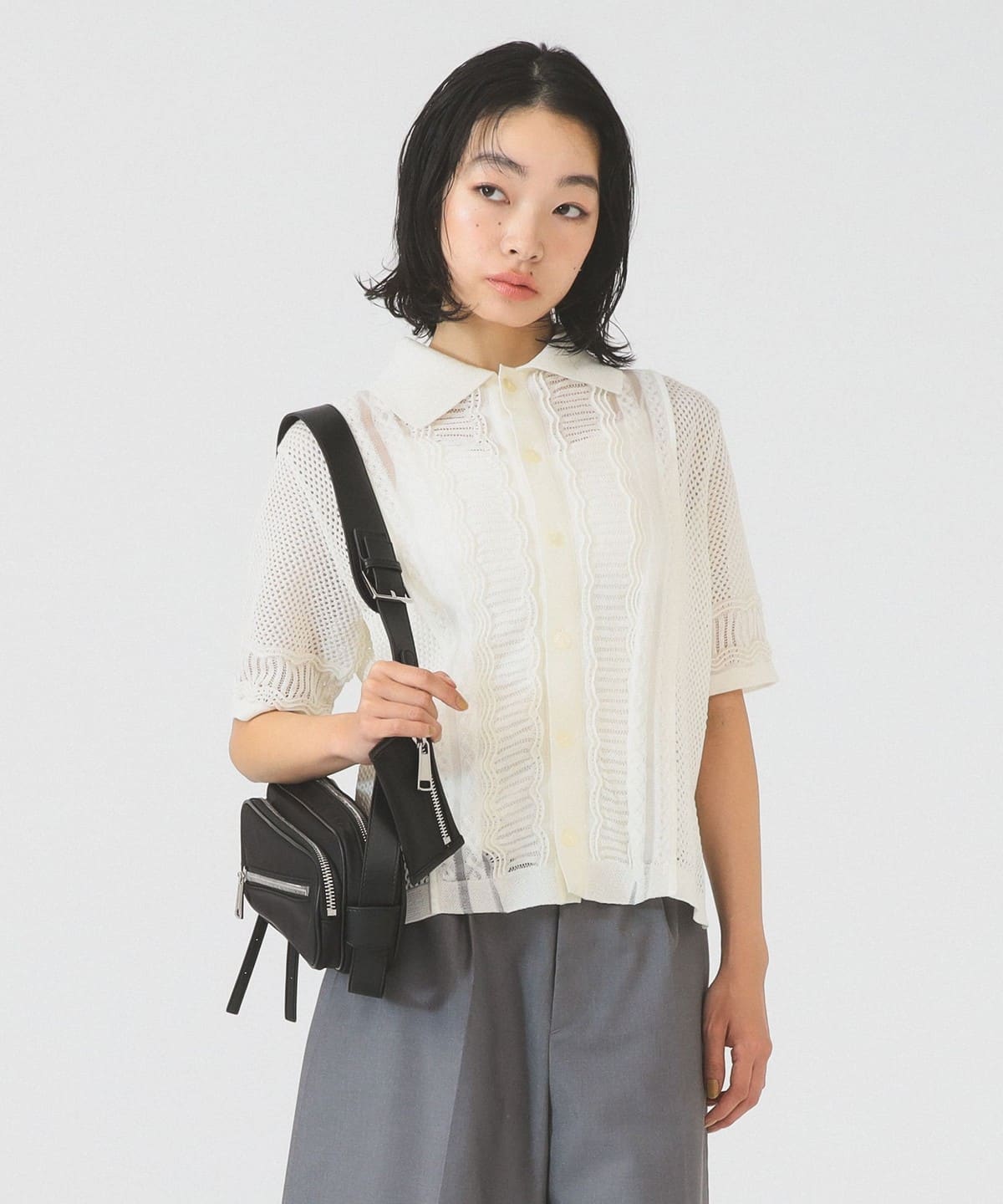 3点     レイビームス   トップス他 Ray BEAMS（レイ ビームス）アーガイルプリント クルーネック トップス