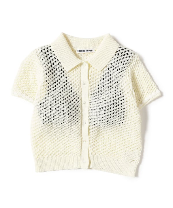 NICENICE MOMENT / EYELET POLO