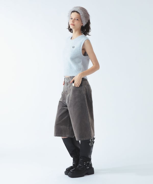 【+10%ポイントUP】【別注】FRED PERRY フラッフィー ベスト