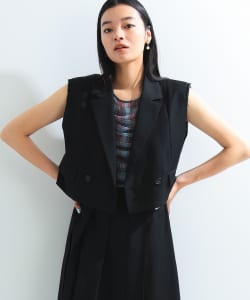 【TIME SALE商品】Ray BEAMS / 女裝 短版 西裝背心