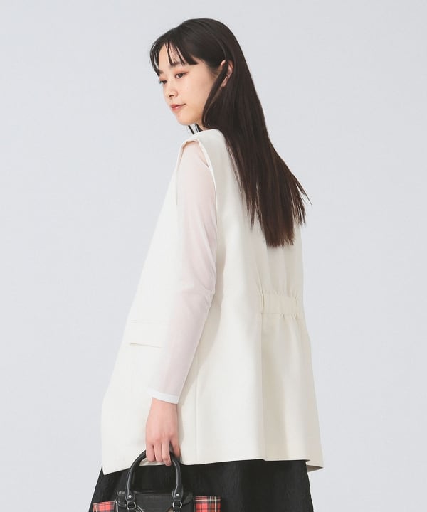 Ray BEAMS - 【美品】RBS / バック ギャザー ジレの通販 by