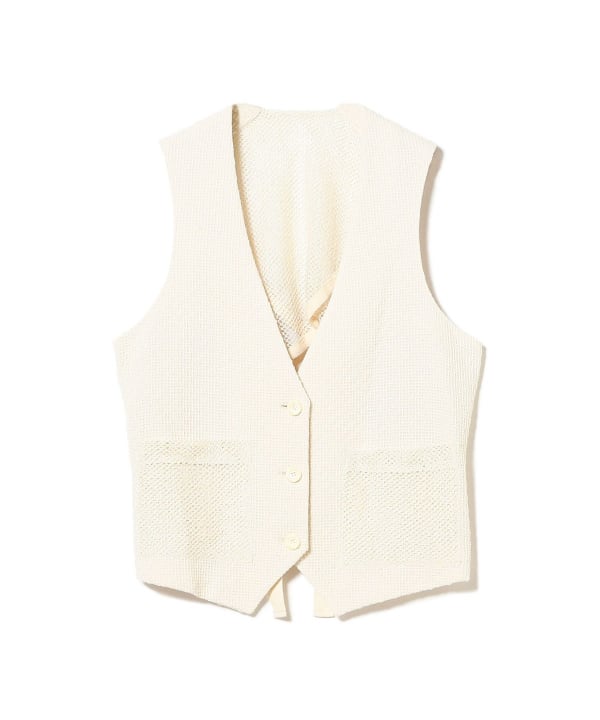 FUMIETANAKA レザーべスト　フミエタナカ　ギャザーベスト　ベスト FUMIE TANAKA ギャザーベスト