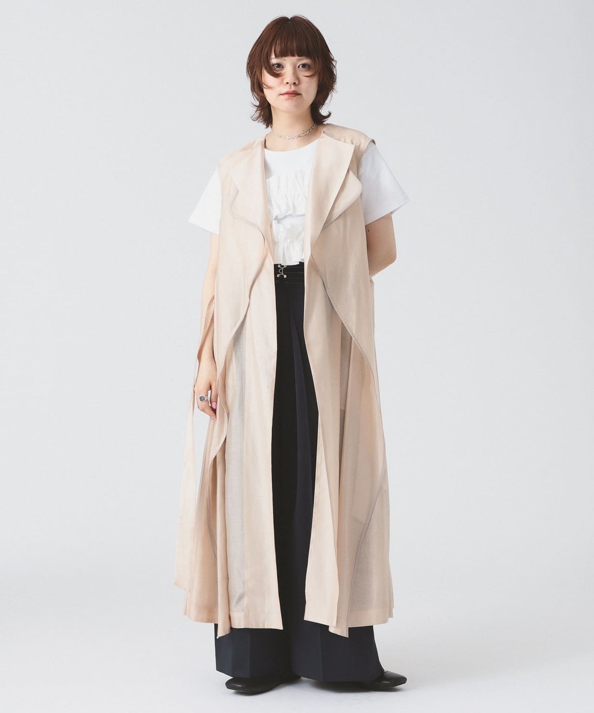 BEAMS　#RBS #ブラウンファーロングジレ#カッコいい 優待価格[PRIORITY]ファーロングジレ | KOBUNSHA SELECT SHOP | 優待