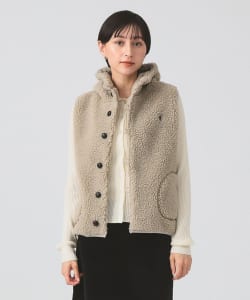 【+15%ポイントUP】Gymphlex / フーデッド ボア ベスト