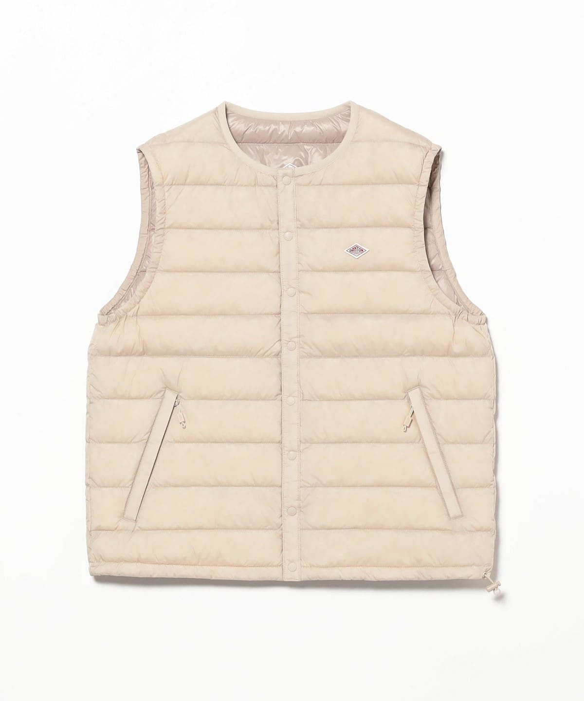 DANTON ダントン / CREWNECK INNER DOWN VEST ブルゾン WOMEN 100 OYSTER WHITE M DANTON ダントン / CREWNECK INNER DOWN VEST ブルゾン WOMEN 100 OYSTER WHITE M