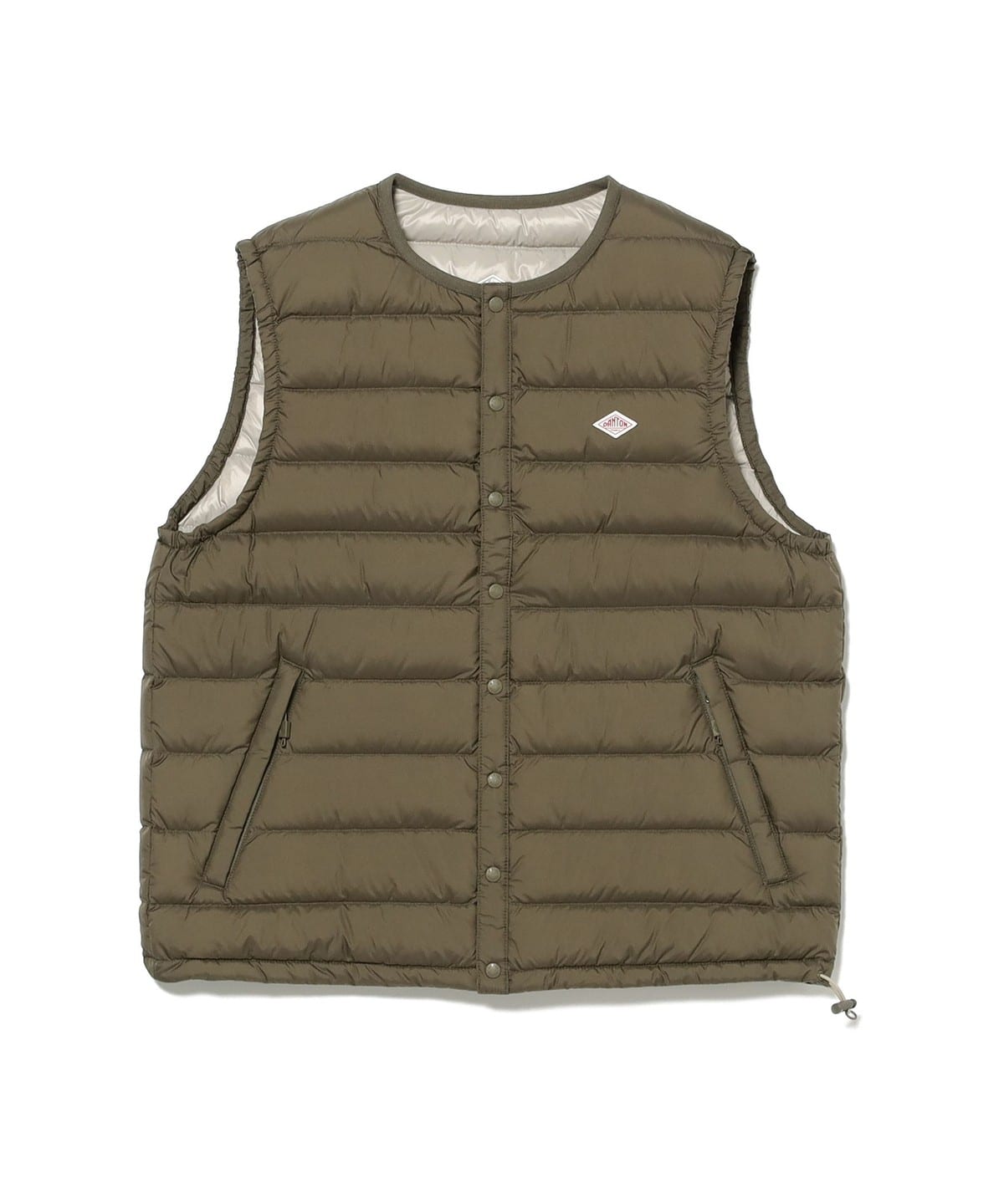 DANTON ダントン / CREWNECK INNER DOWN VEST ブルゾン WOMEN 480 OLIVE M DANTON ダントン / CREWNECK INNER DOWN VEST ブルゾン WOMEN 480 OLIVE M