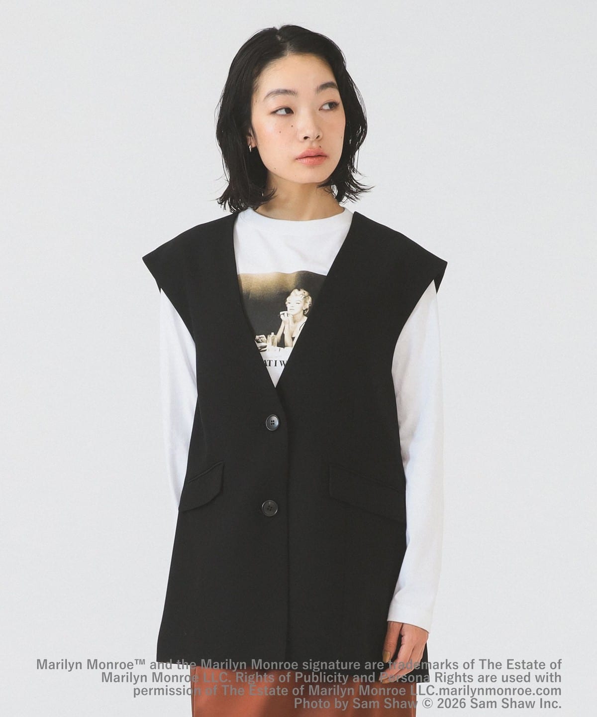新品　ブランド　RAY beams　ベスト　ジレ　 Ray BEAMS（レイ ビームス）2ボタン シングル ノースリーブ ジレ