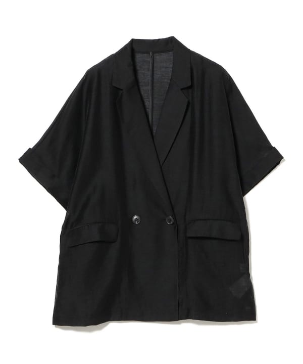 Wrinkle Dolman 2-Button Double Jacket