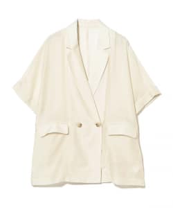 リンクル ドルマン 2ボタン ダブル ジャケット