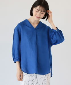 Ray BEAMS / リネン スキッパー シャツ