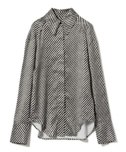 GHOSPELL / Shae Stripe Oversized Shirt