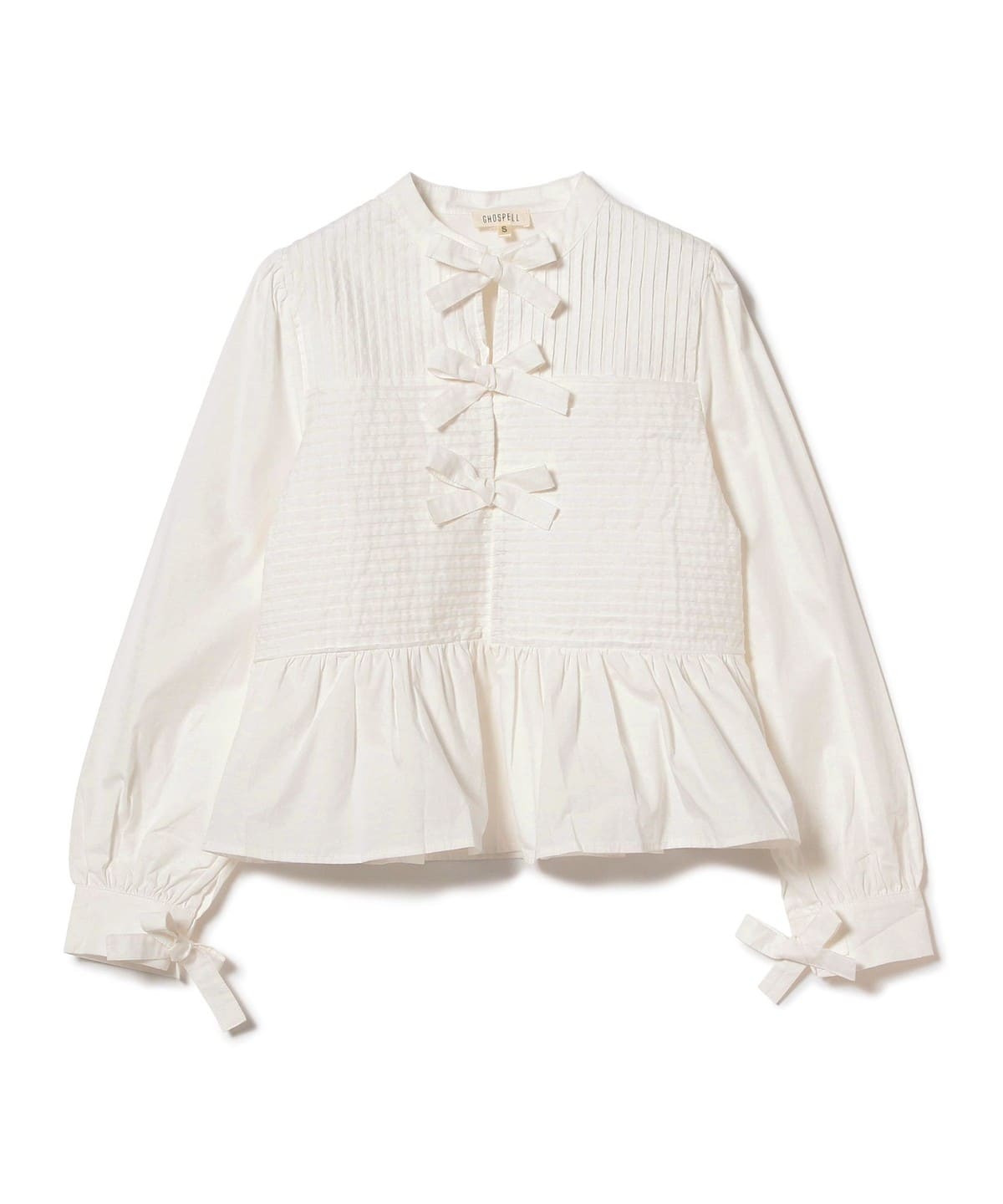 Ray BEAMS（レイ ビームス）GHOSPELL / Tie Front Blouse（シャツ