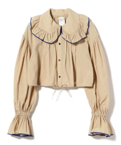 ○RhodolirioN / CLAM STITCH FRILL BLOUSE