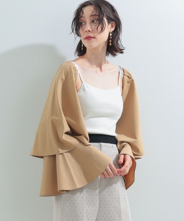 Ray BEAMS Ray BEAMS Arm Bolero (Shirts, Blouses, Blouses