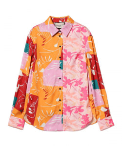 ○SNOW XUE GAO / Collage Button Down Shirt