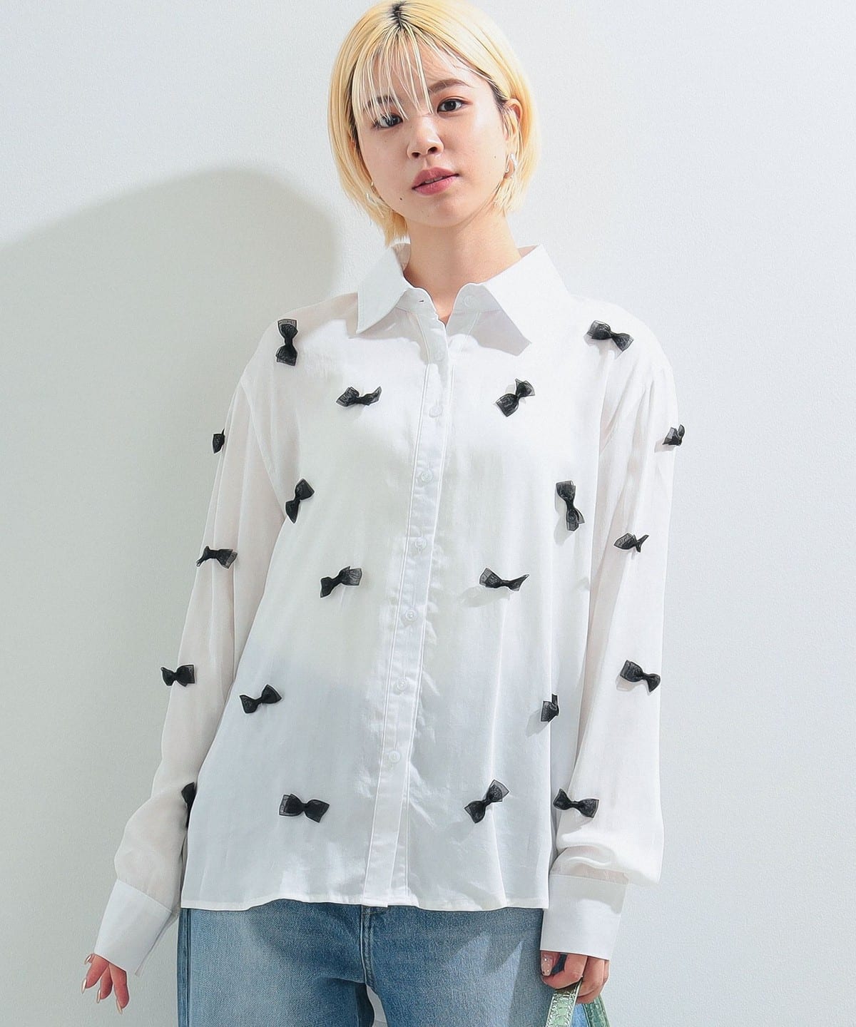 Ray BEAMS（レイ ビームス）sister jane / Dauphine Bow Shirt