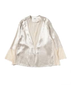 ▲○RhodolirioN / LACE LINGERIE V-NECK PULLOVER