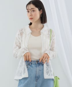 ▲メッシュ レース シャツ