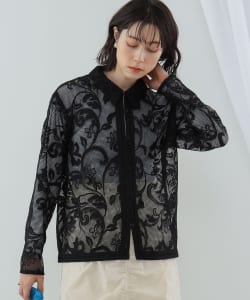 ▲メッシュ レース シャツ