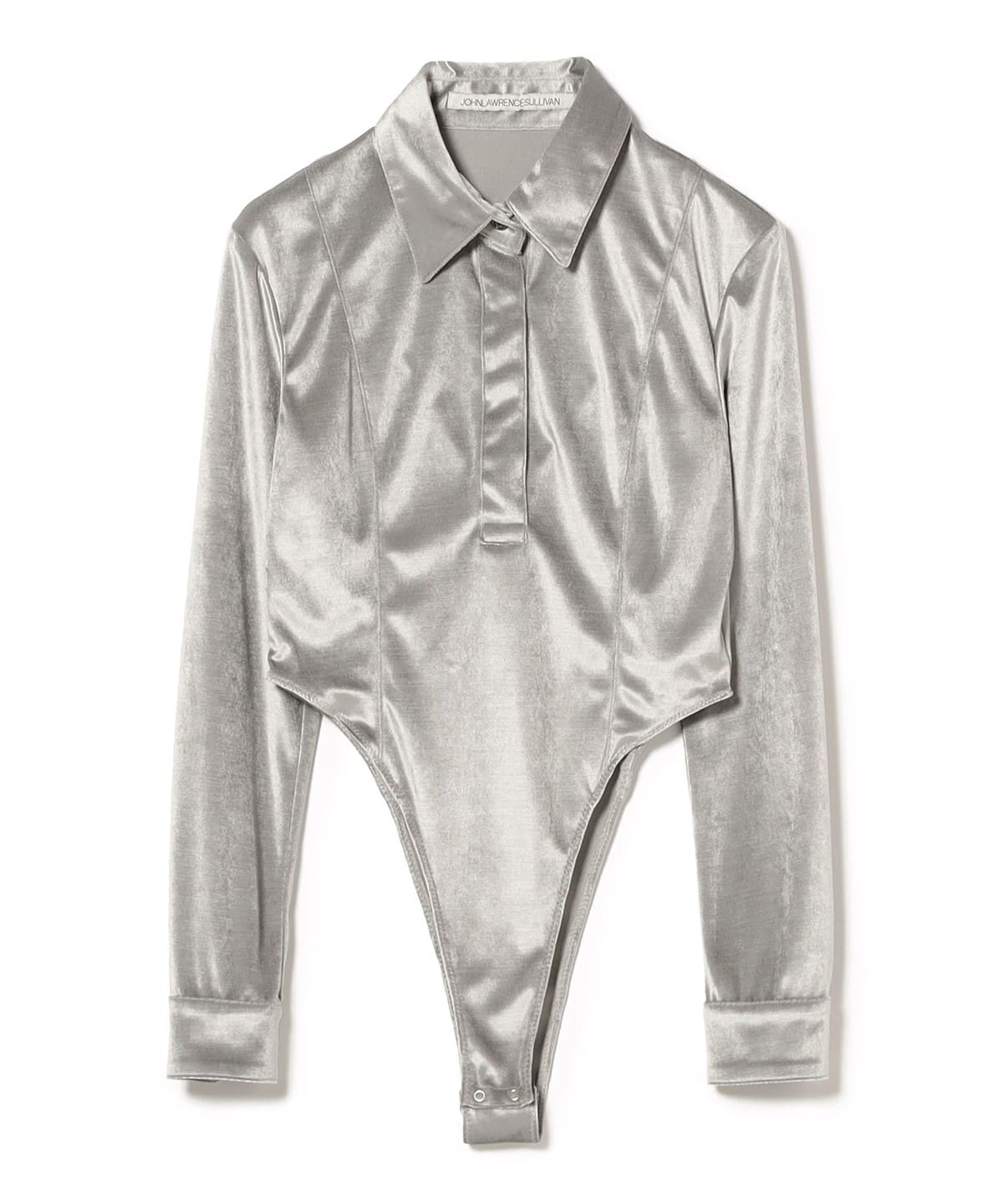 JOHN LAWRENCE SULLIVAN ジョン ローレンスサリバン / VELOUR BODY SUIT SHIRT シャツ・ブラウス WOMEN SILVER S JOHN LAWRENCE SULLIVAN ジョン ローレンスサリバン / VELOUR BODY SUIT SHIRT シャツ・ブラウス WOMEN SILVER S