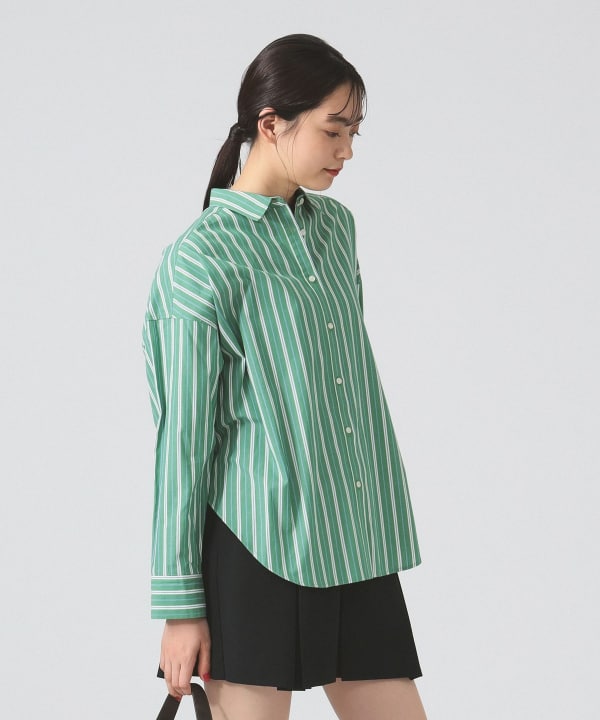 Ray BEAMS (Ray BEAMS) Patterned knit shirt (Tops, Knitwear