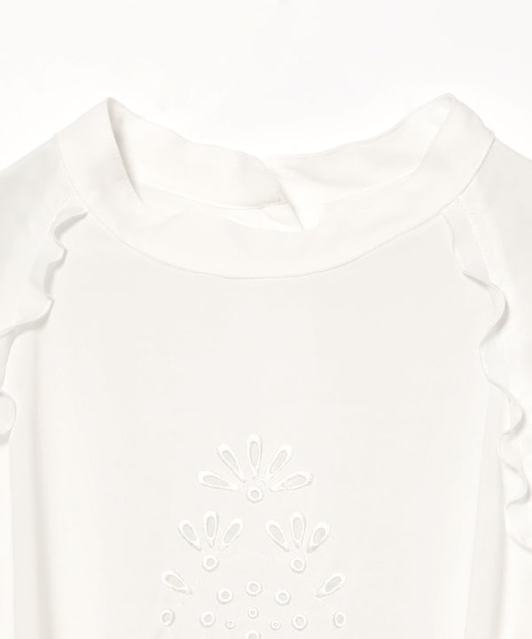 別注Yuumi ARIA BIGFRILL T-SHIRT 白 RayBeams 別注Yuumi ARIA BIGFRILL T-SHIRT 白 RayBeams