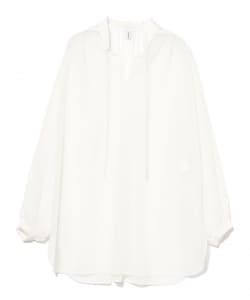 08sircus / Sheer tricot tunic