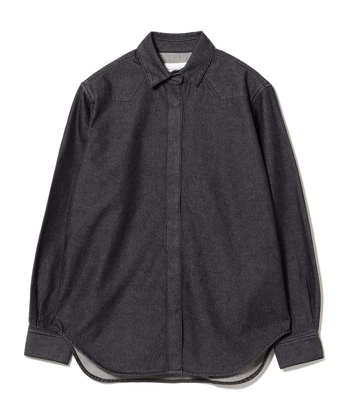 【7/3新規値下げ】Tu es mon Tresor / The Turquoise Denim Shirt シャツ・ブラウス WOMEN BLACK 1 【7/3新規値下げ】Tu es mon Tresor / The Turquoise Denim Shirt シャツ・ブラウス WOMEN BLACK 1