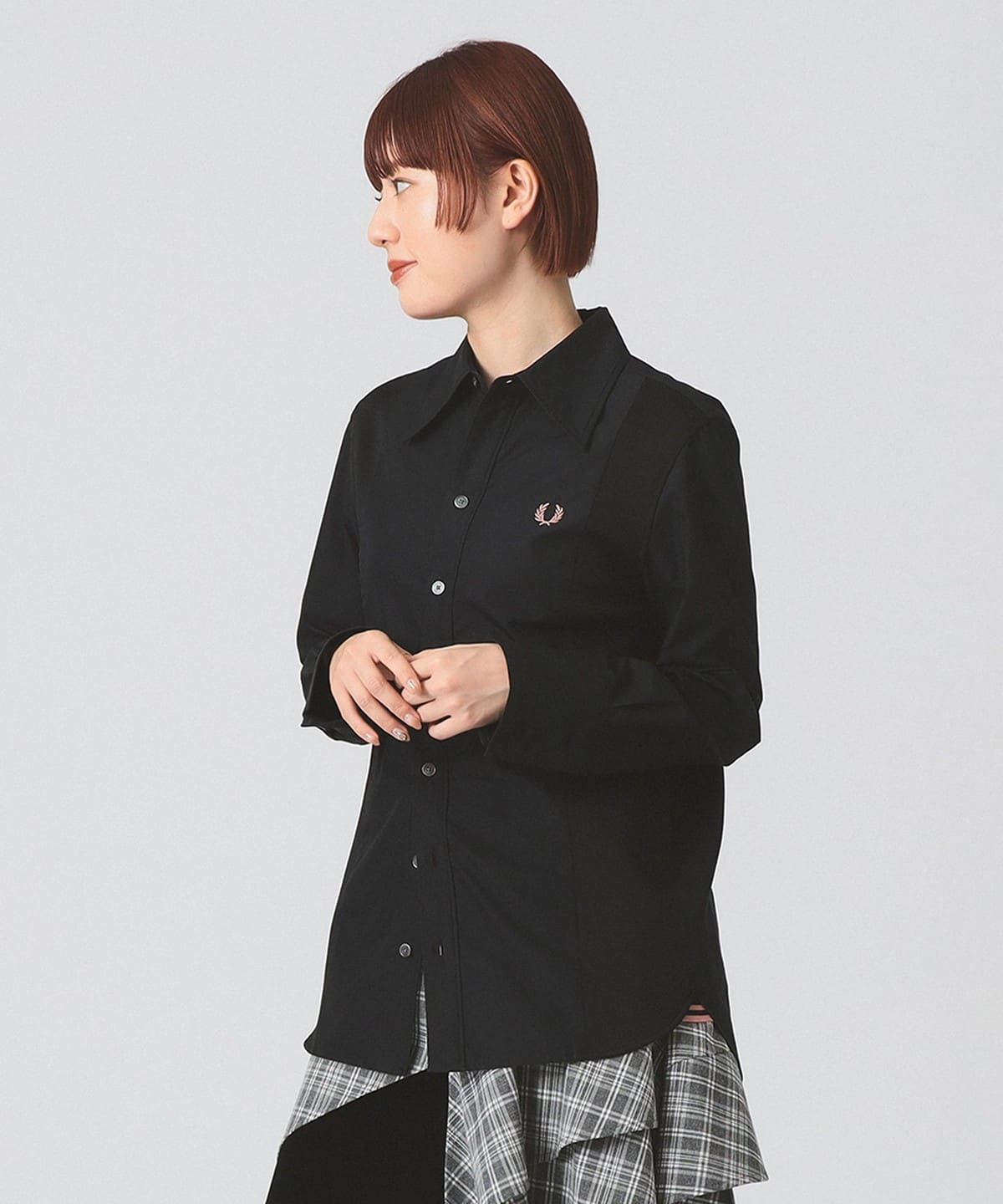 Ray BEAMS（レイ ビームス）【別注】FRED PERRY / PANELLED SHIRT