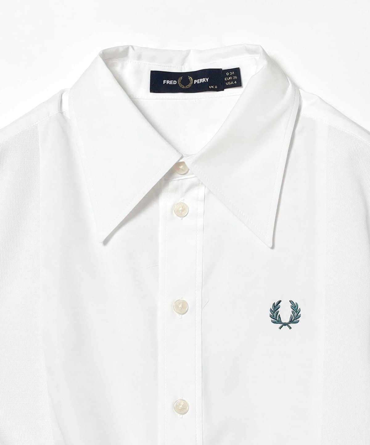 シャツ+ブラウス(長袖+七分) Ray BEAMS FRED PERRY / PANELLED SHIRT Ray BEAMS（レイ ビームス）【別注】FRED PERRY / PANELLED SHIRT