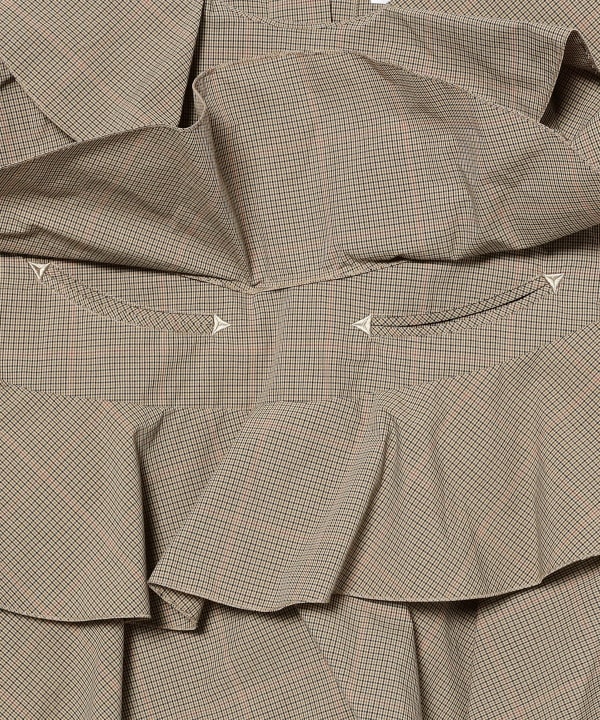TOGA PULLA / CHECK FRILL BLOUSE