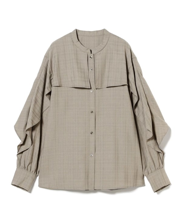 RBS フリルブラウス　raybeams レイビームス Ray BEAMS（レイ ビームス）フリルカラー リボン ブラウス