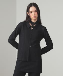 【+15%ポイントUP】起毛 レース シャツ