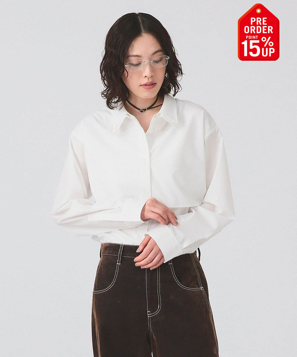 【+15%ポイントUP】Wカラー レイヤード シャツ シャツ・ブラウス WOMEN WHITE ONE SIZE 【+15%ポイントUP】Wカラー レイヤード シャツ シャツ・ブラウス WOMEN WHITE ONE SIZE