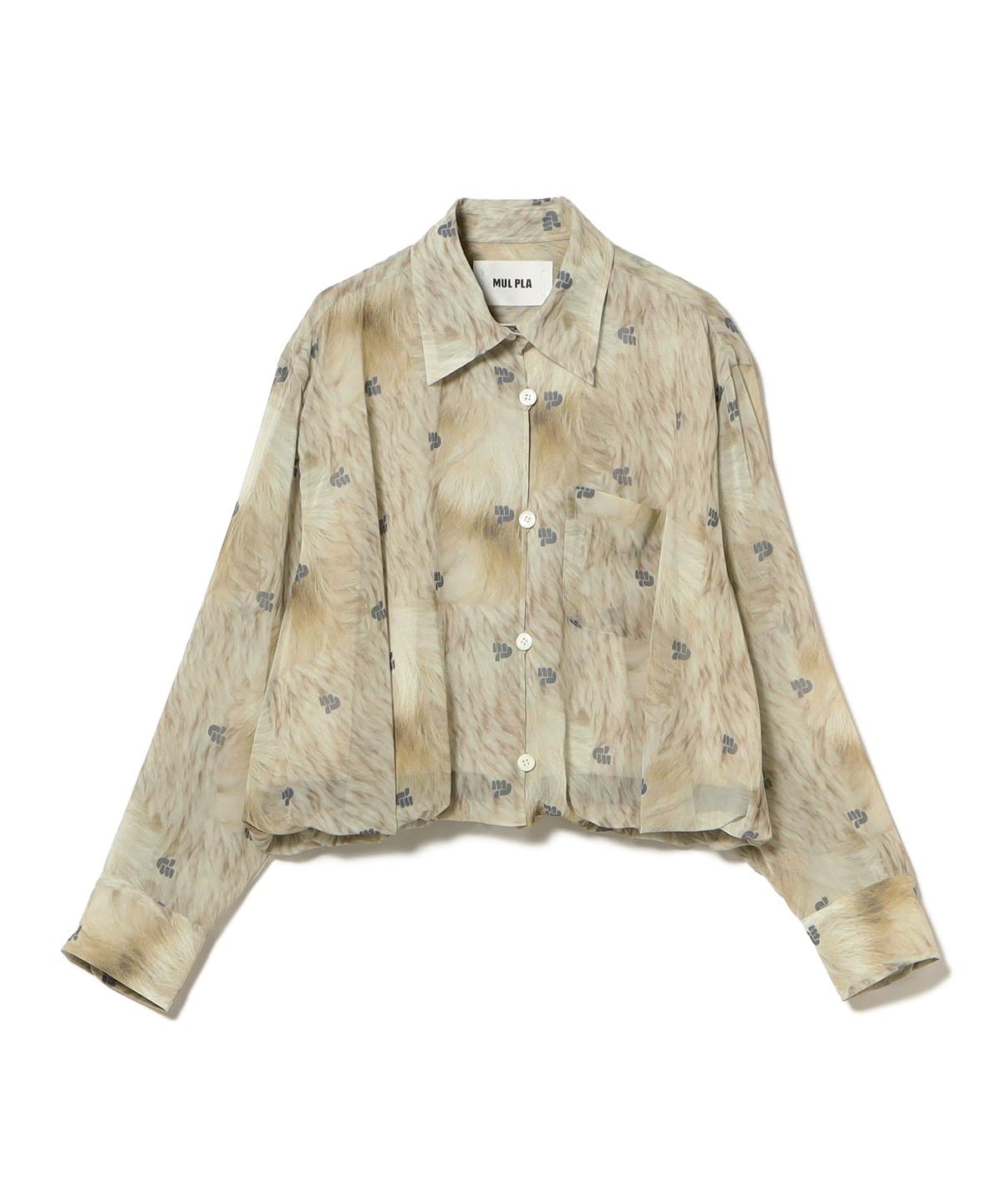 MUL PLA / Shirt シャツ・ブラウス WOMEN fur ptint M MUL PLA / Shirt シャツ・ブラウス WOMEN fur ptint M