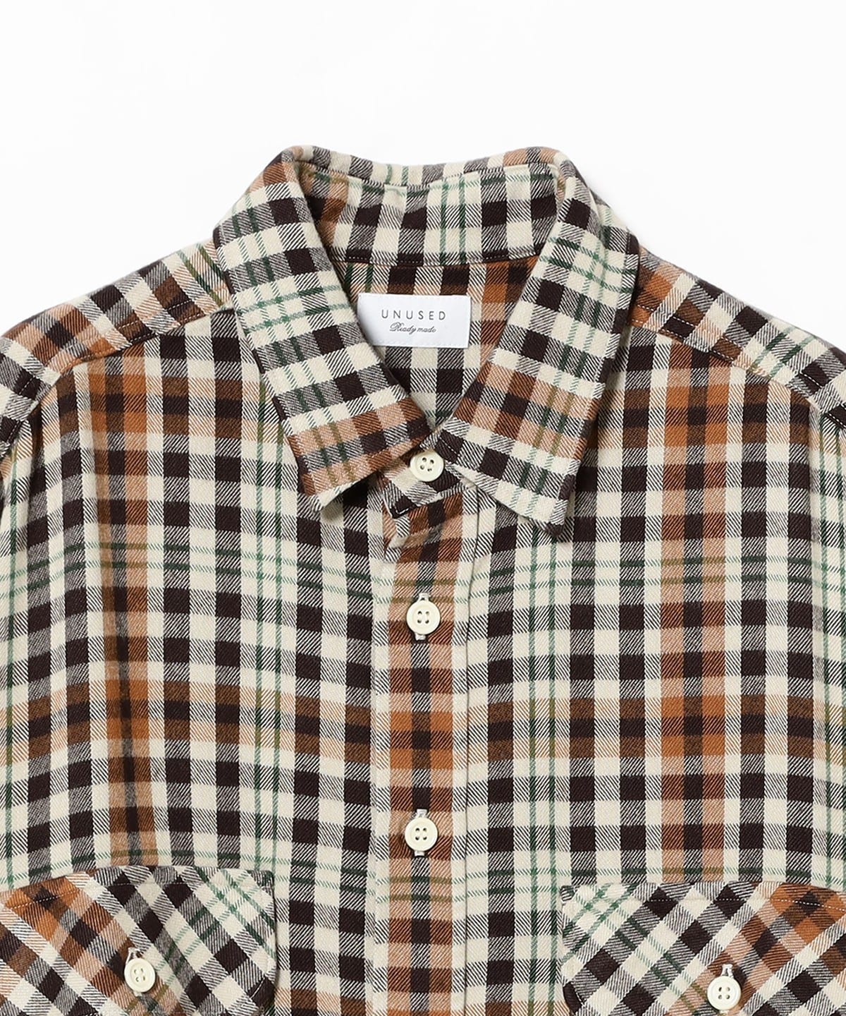 Ray BEAMS（レイ ビームス）UNUSED / Rayon check shirt（シャツ