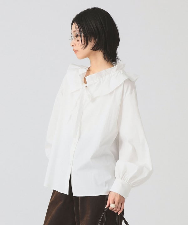 Ray BEAMS★ブラウス Ray BEAMS（レイ ビームス）【8/7再値下げ】ショルダー オープン