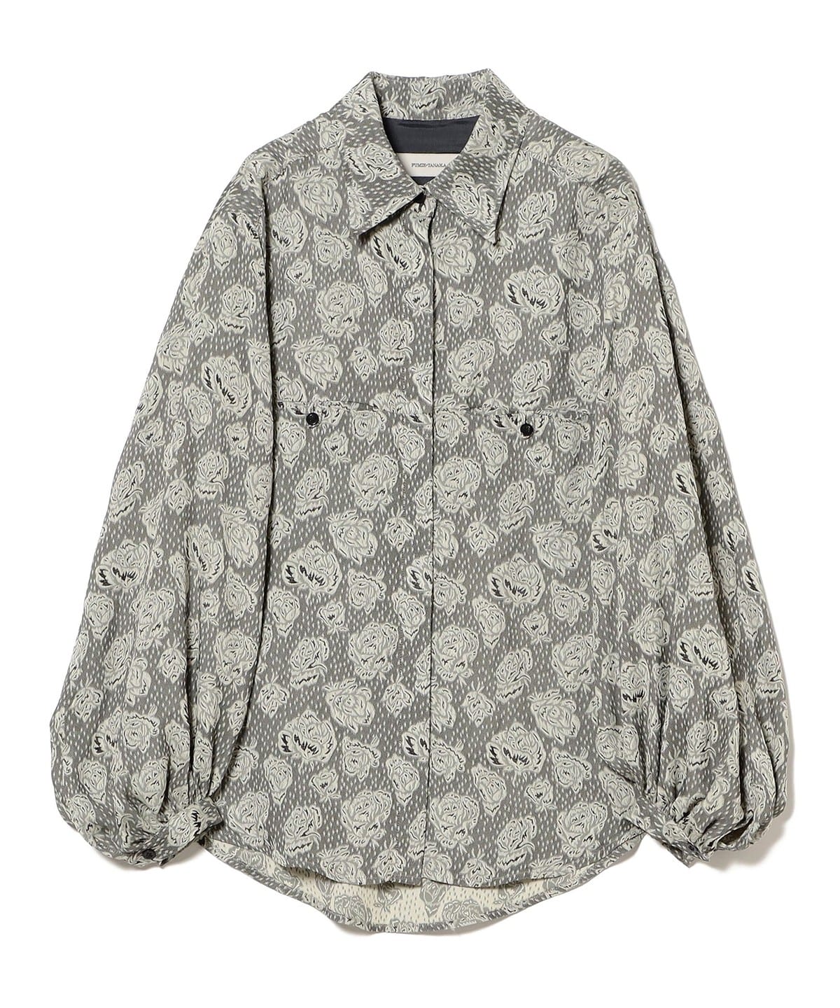 FUMIE＝TANAKA フミエ タナカ / フラワー ジャカード シャツ シャツ・ブラウス WOMEN BLACK 1