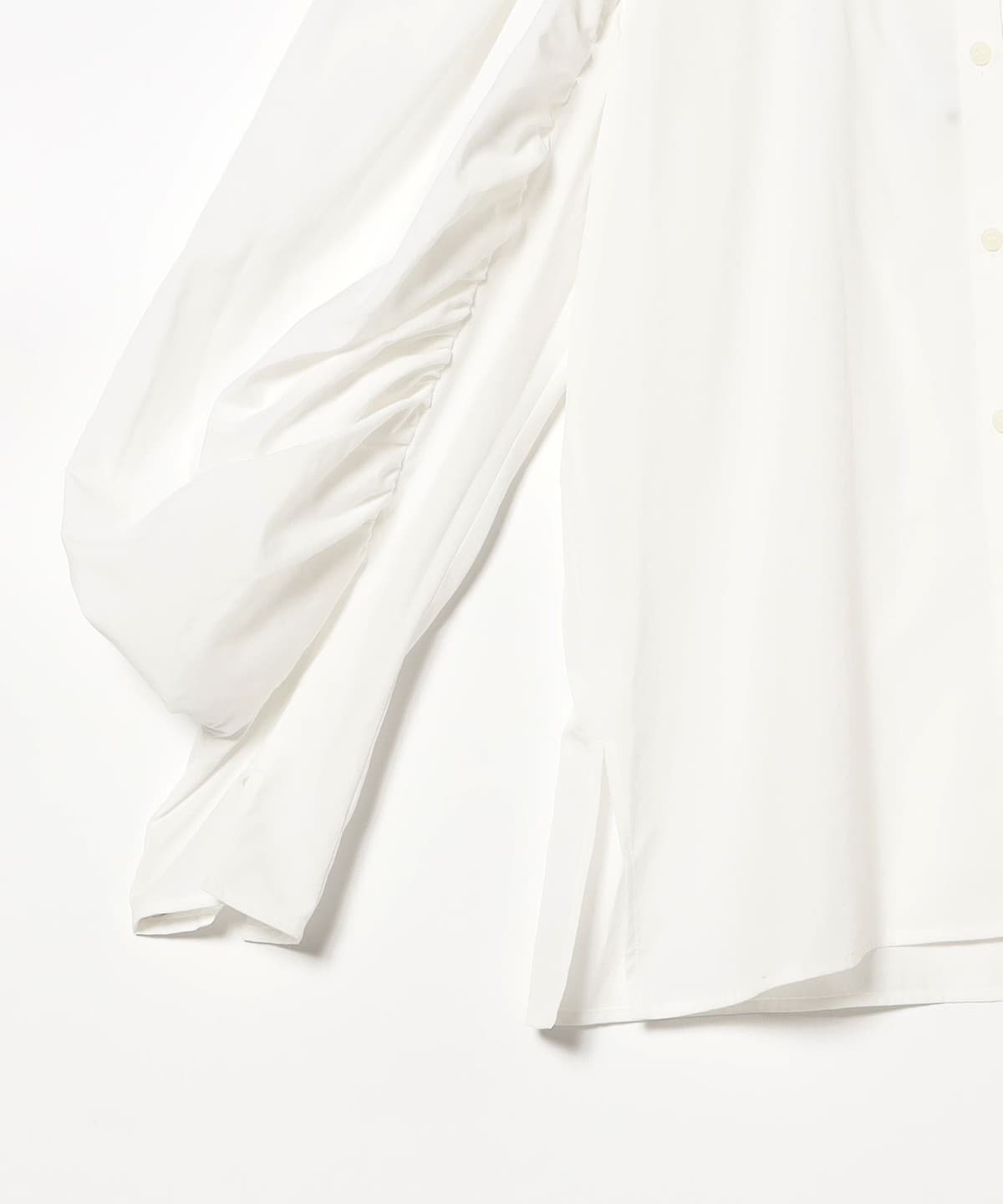 【FUMIE TANAKA】✖︎Ray BEAMS 別注ホワイト ボンボンシャツ Ray BEAMS（レイ ビームス）FUMIE＝TANAKA / Ball Shirt（シャツ