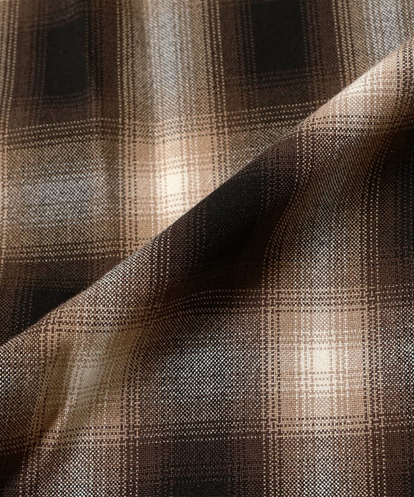 SSZ オンブレチェックシャツ ネルシャツ サイズM beams SSZ オンブレチェックシャツ ネルシャツ サイズM beams