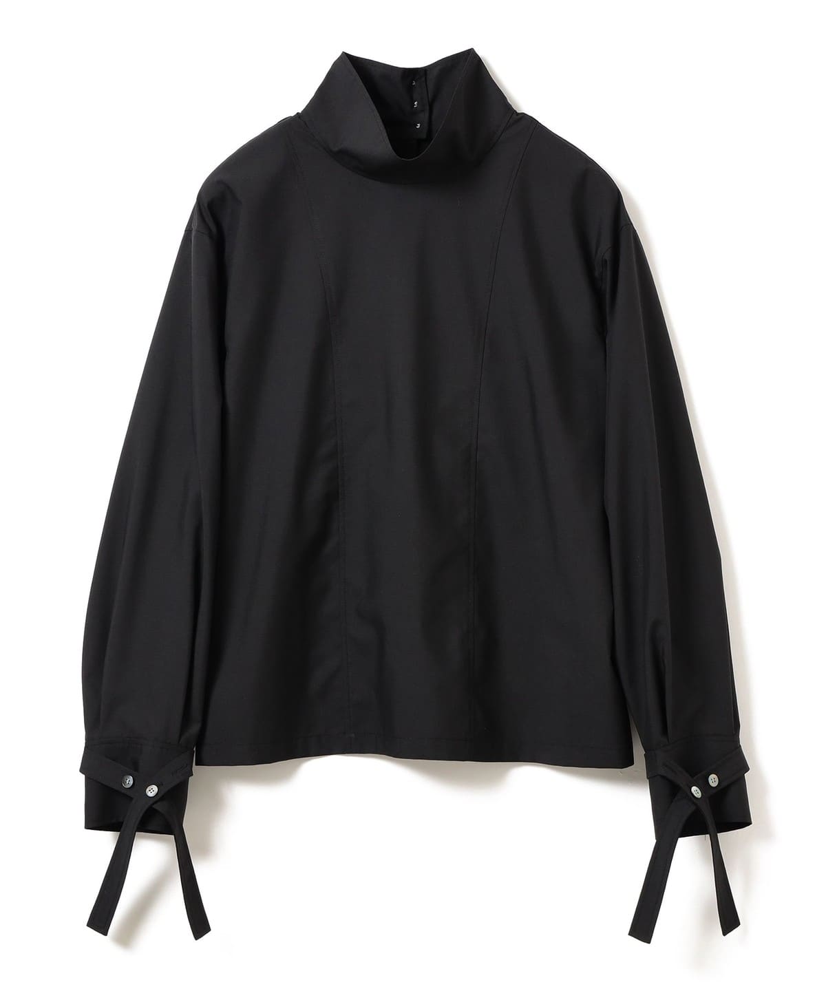 RBS アールビーエス / ベルトカフス ハイネック ブラウス シャツ・ブラウス WOMEN BLACK ONE SIZE RBS アールビーエス / ベルトカフス ハイネック ブラウス シャツ・ブラウス WOMEN BLACK ONE SIZE