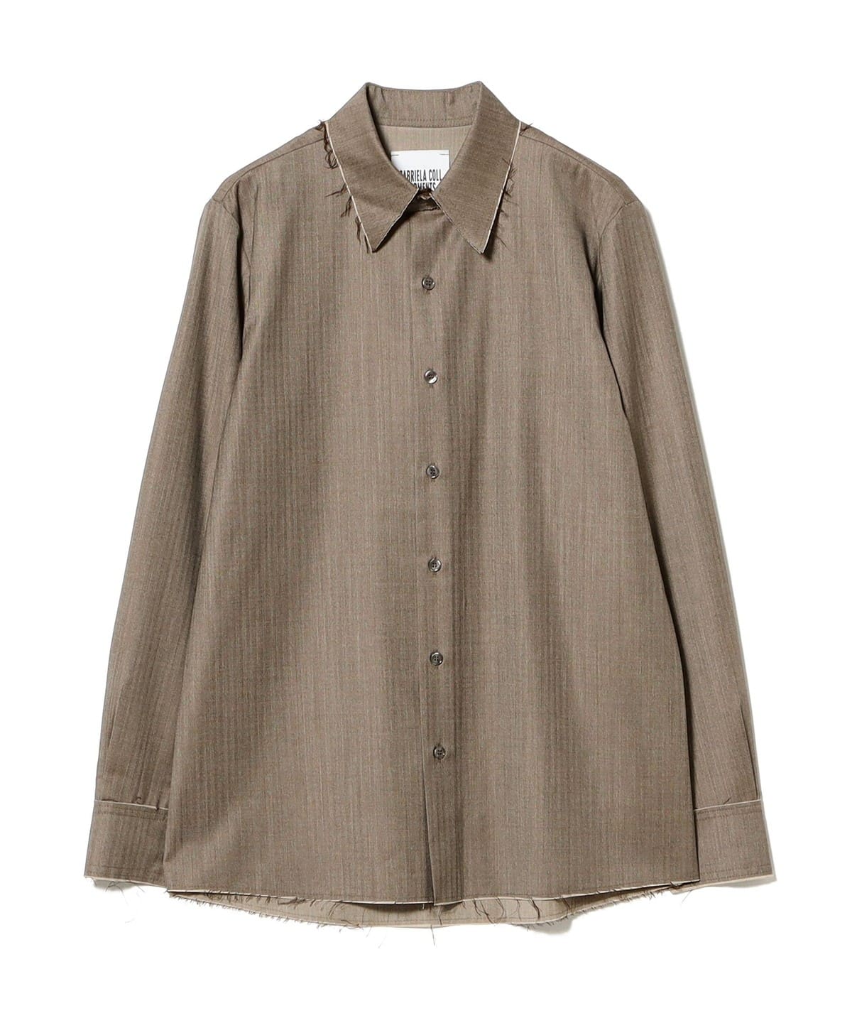 Ray BEAMS (Ray BEAMS) GABRIELA COLL GARMENTS / FINE WOOL SHIRT 